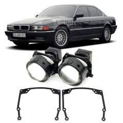 Линзы для фар BMW 7 Series E38 [1994-1998] для замены на светодиодные Би-ЛЕД модули