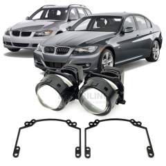 Линзы для фар BMW 3 Series Е90 рестайл [2008-2010] для замены на светодиодные Би-ЛЕД модули