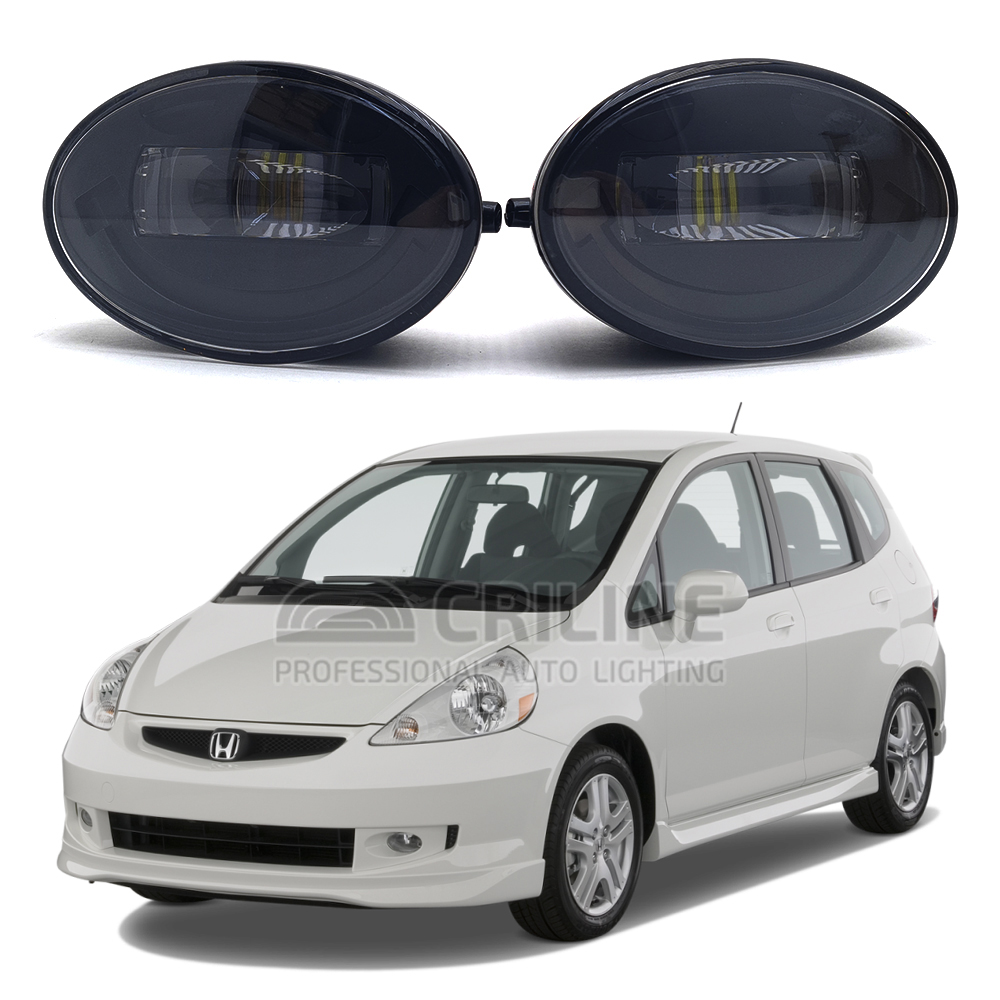 Противотуманки хонда фит. Светодиодные противотуманные фары Honda Fit. ДХО led Honda Fit. Honda Fit 2006 ПТФ. Противотуманки Хонда фит 2012.